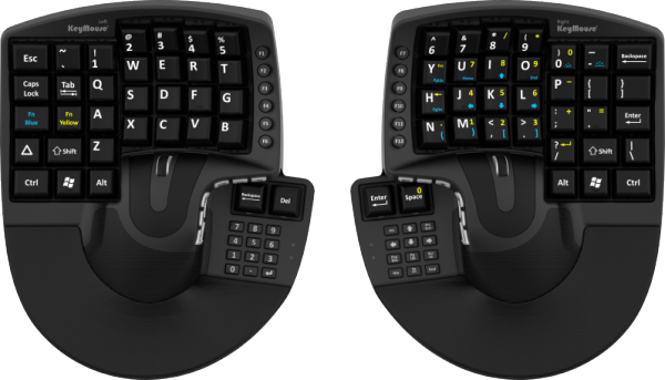 Keymouse Ergonomic Keyboard Mouse All In One Assistive Technology At Easter Seals Crossroads