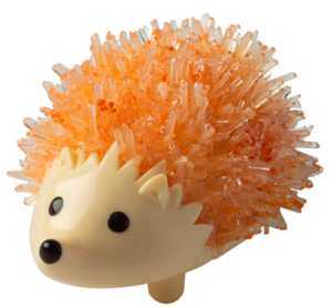 crystal hedgehog figurine