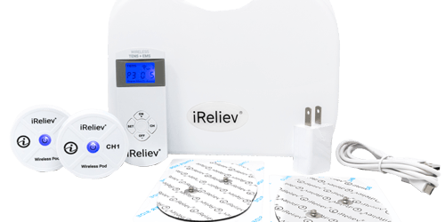 ireliev wireless premium tens + ems therapeutic system