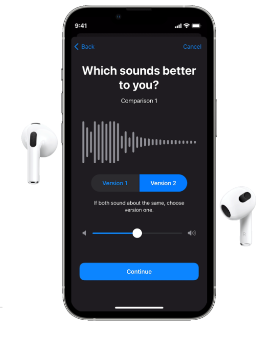 Hearing-related accessibility features for iOS