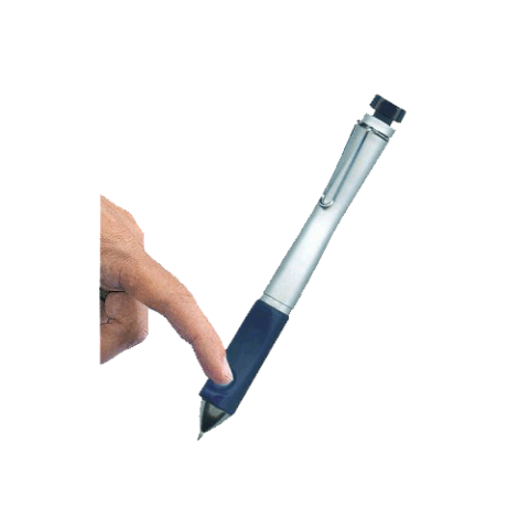 kinsman EZ grip pen with finger example