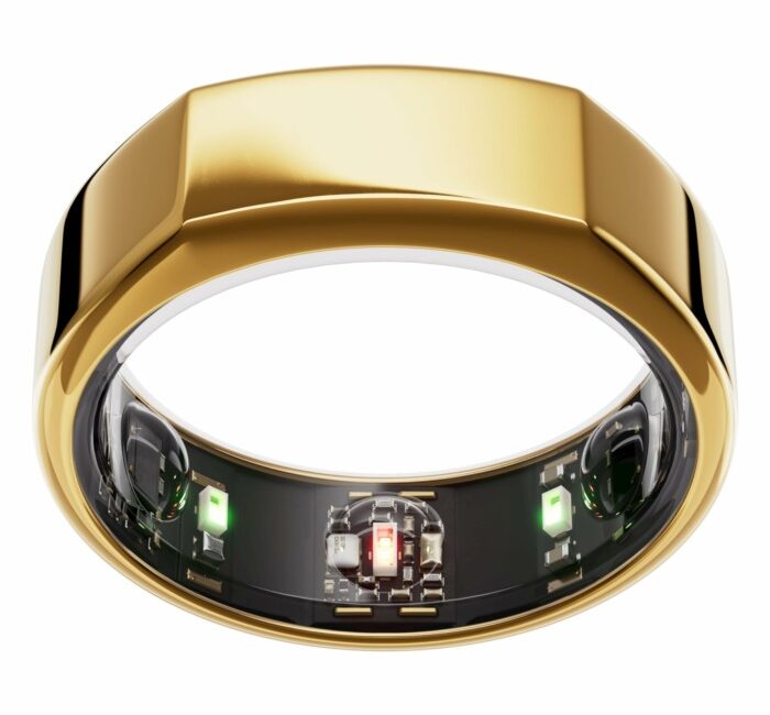 oura ring in gold