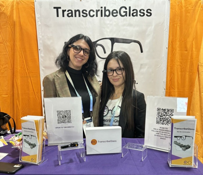 TranscribeGlass at CES 2024