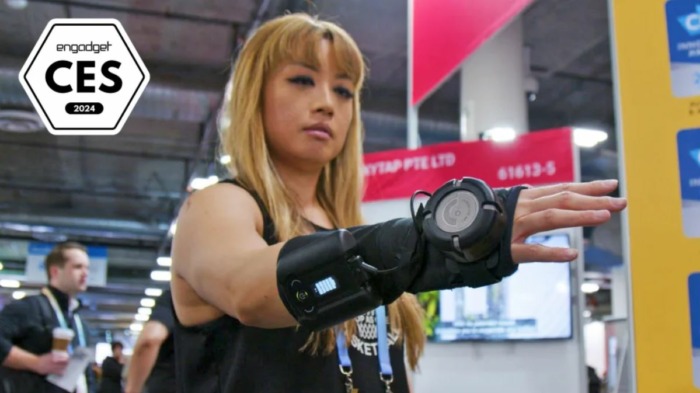 The GyroGlove made Engadget's list of the Best of CES 2024. 