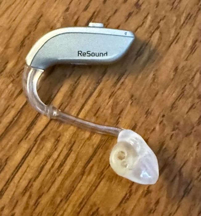 Ron's ReSound hearing aid